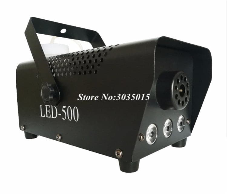 Mini 500W LED RGB Wireless Remote Control Fog Machine Pump Dj Disco Smoke Machine For Party Wedding Christmas Stage LED Fogger