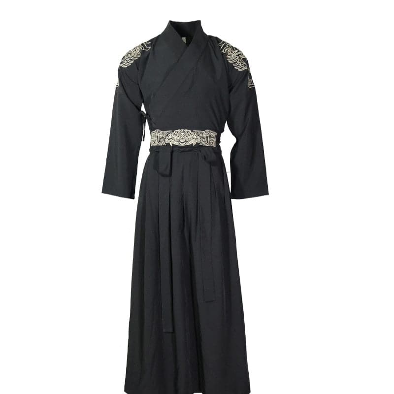 Chinese Ancient Costume Hanfu Dress Traditional Classical Clothing Tang Dynasty Adult Swordsman Robe Men Halloween Costume
