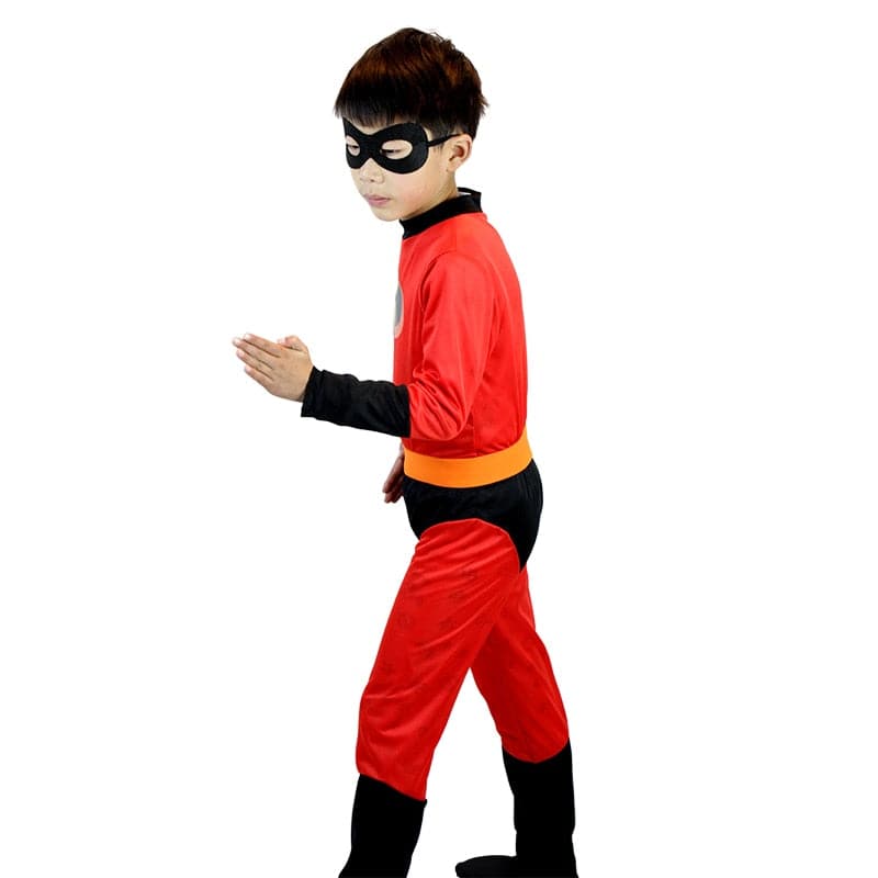 NEW Children's Halloween Costume jumpsuit Costume boys Dash Cosplay Kids Superhero Costume