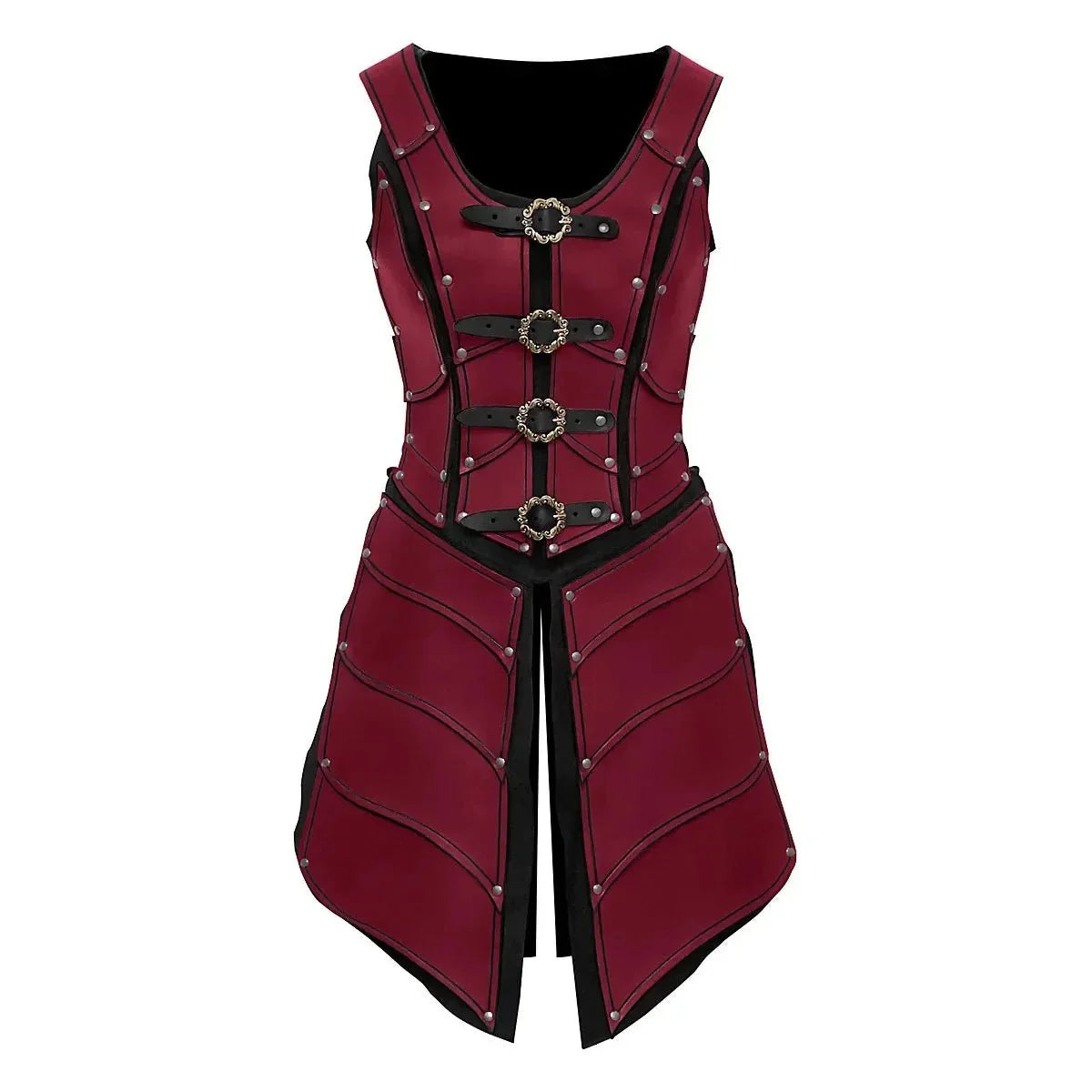 Medieval Viking Knight Pirate Costume Men Renaissance Gothic Pu Leather Body Shoulder Armour Suit Halloween Larp Cosplay Outfits