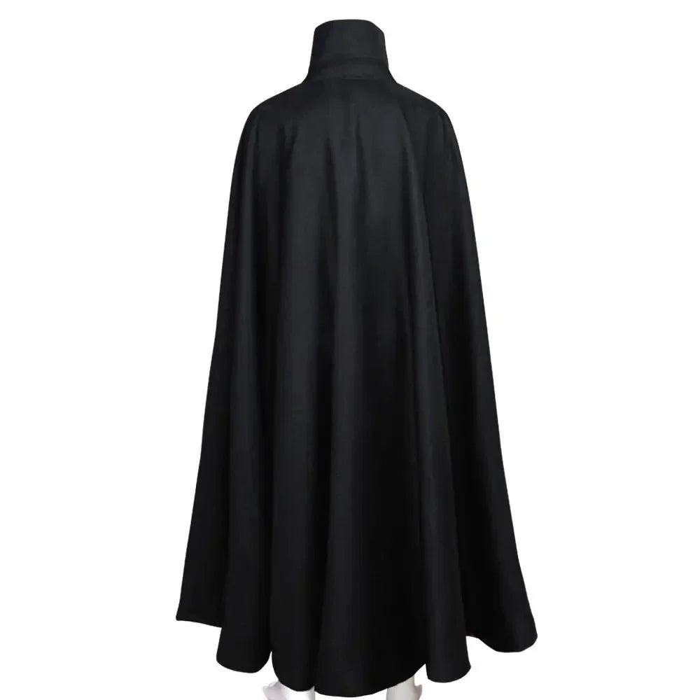 Halloween Vampire Costume Adult Dracula Devil Witch Cosplay Cape Medeival Gothic Steampunk Death Cloak Metal Chain