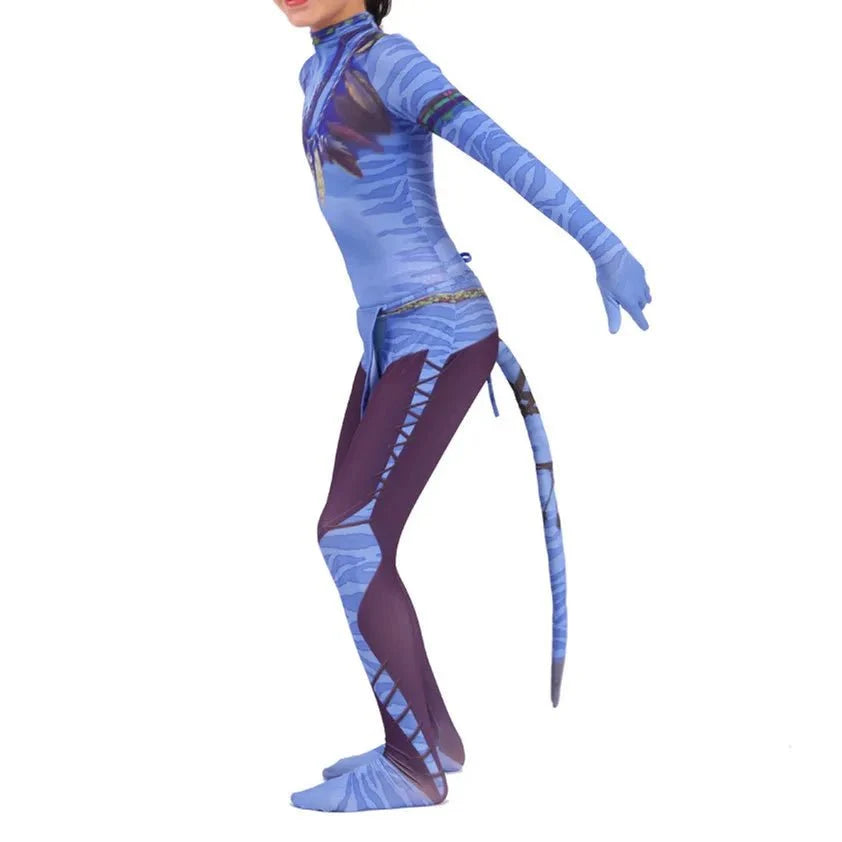 MINISO Costume for Kids Cosplay Children Boy and Girl Avatar The Way of Water Alien Christmas Halloween and Masquerade Party