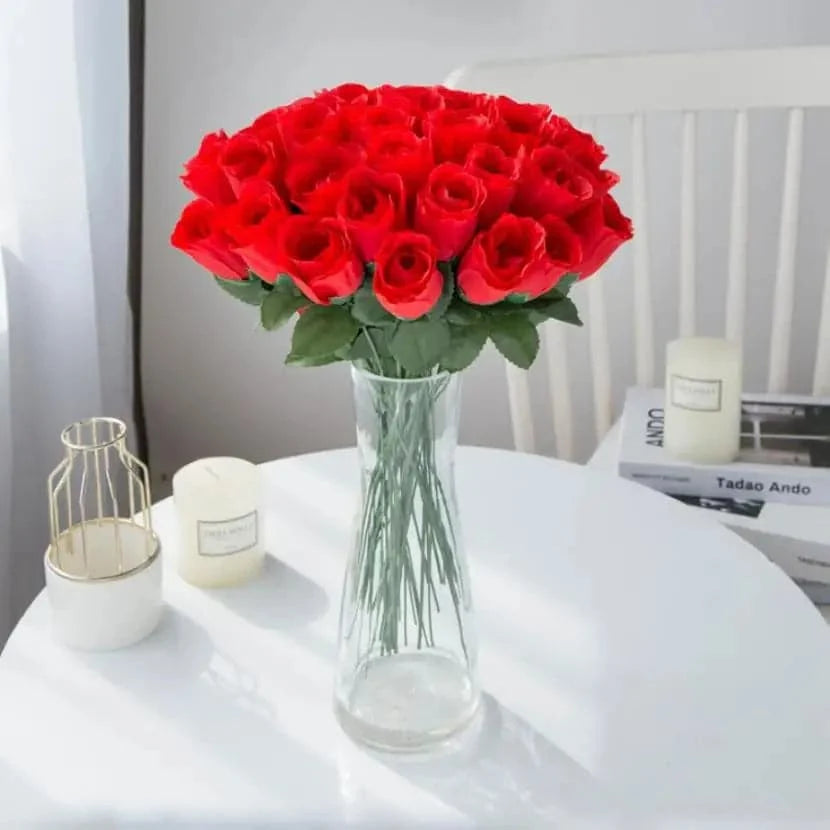 Silk Roses Bouquet for Valentine