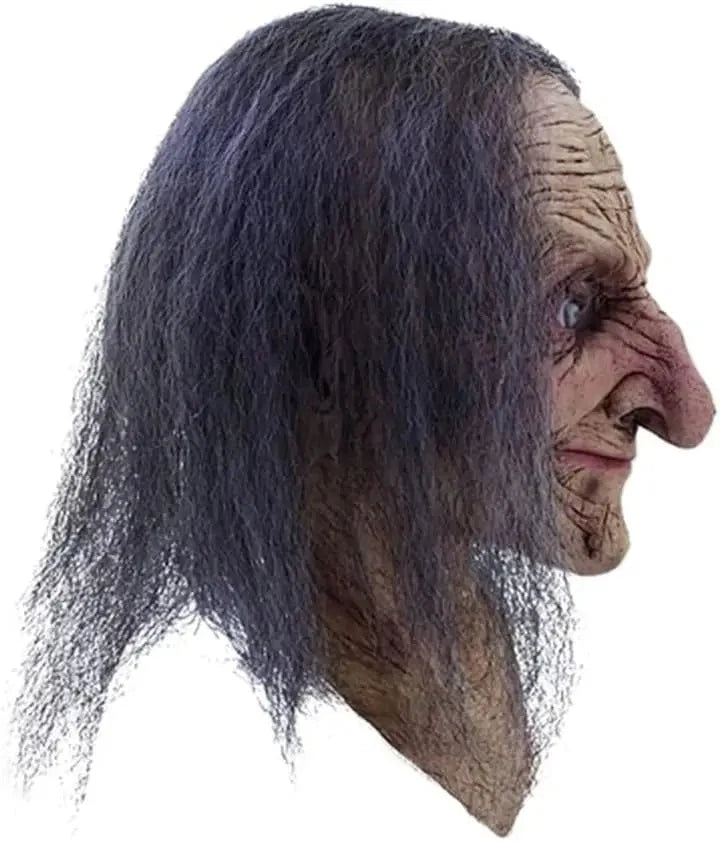 Halloween Mask, Witch Masks, Old Witch Masks, Happy Witch Masks. Witches Line, Cosplay, One Size Latex Masks, Halloween Mask