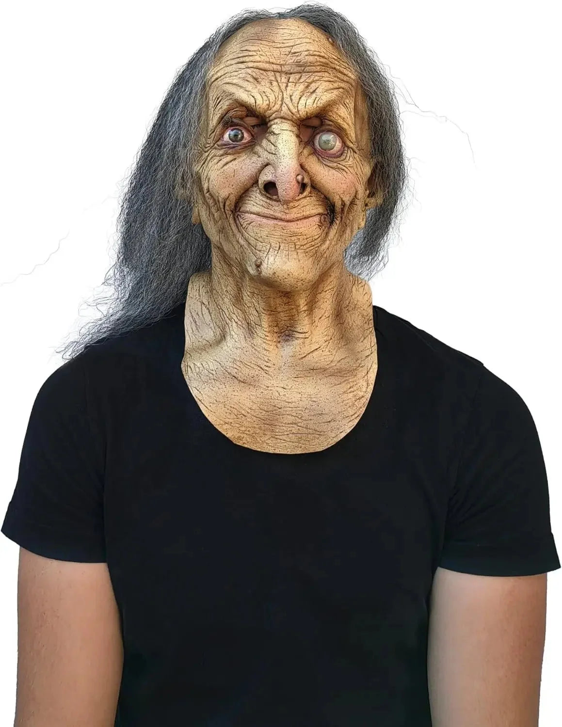 Halloween Mask, Witch Masks, Old Witch Masks, Happy Witch Masks. Witches Line, Cosplay, One Size Latex Masks, Halloween Mask