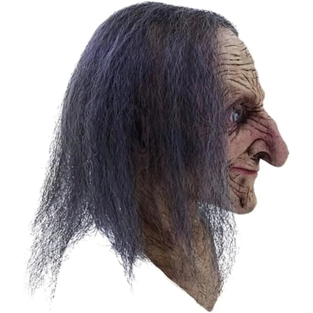 Halloween Mask, Witch Masks, Old Witch Masks, Happy Witch Masks. Witches Line, Cosplay, One Size Latex Masks, Halloween Mask